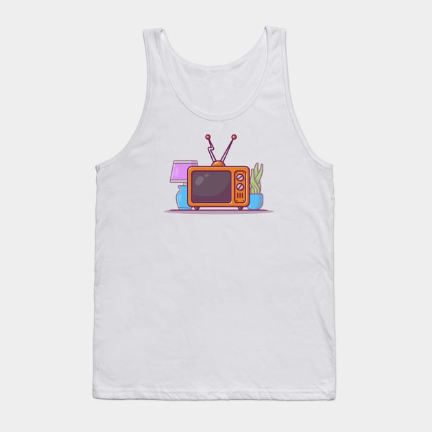 Vintage Television Tank Top by Catalyst Labs